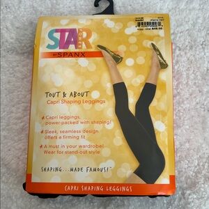 SPANX Black Capri Shaping Leggings